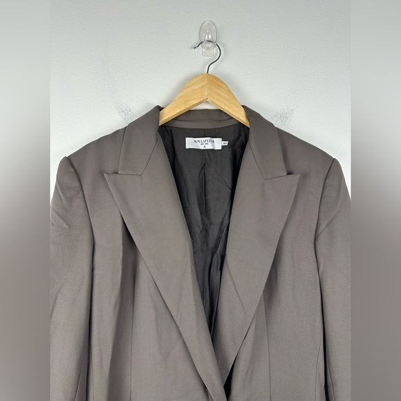 MM LaFleur Gaia Jacket Wool Blazer Sharkskin Women’s Sz 16 - Picture 7 of 10